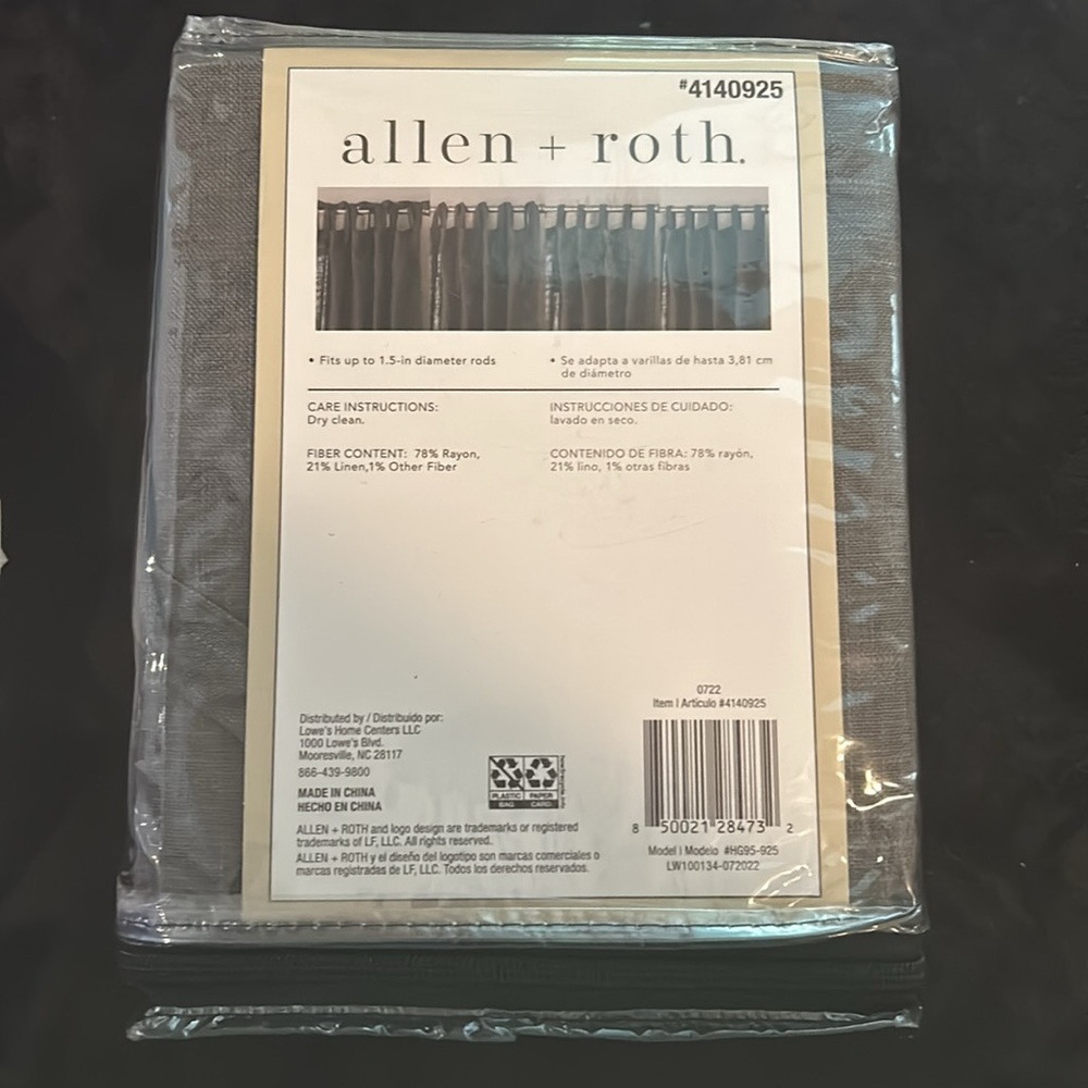 Allen + Roth Curtains - Picture 2 of 4